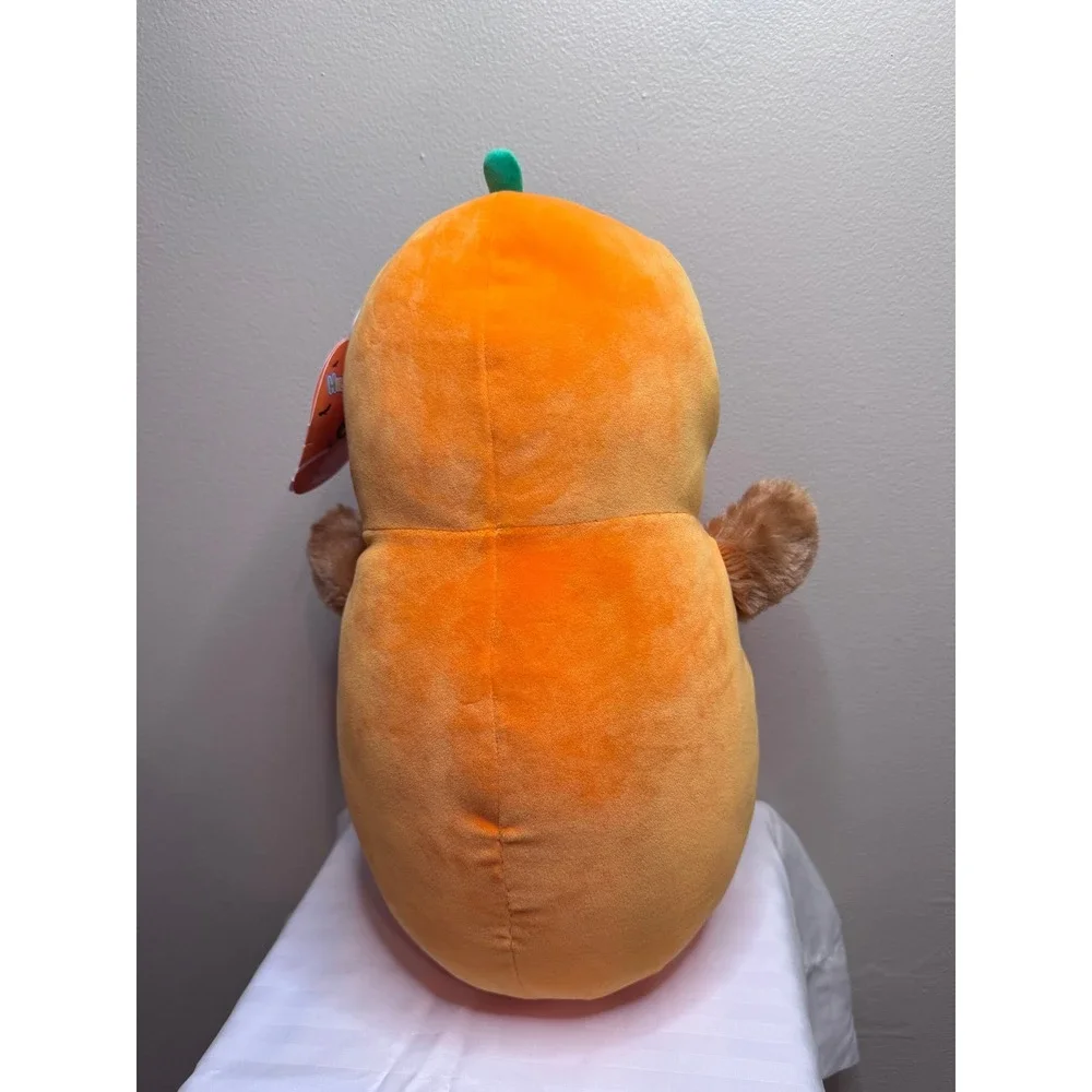 Squishmallows HugMees Avery Duck Pumpkin‎ Halloween Plush 14in